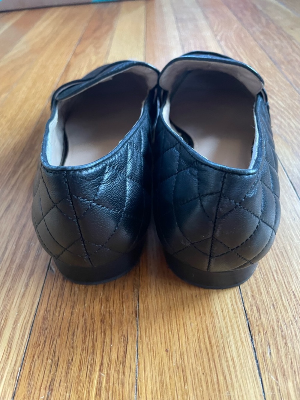 Essex Lane Tessie Quilted Black Loafers Women’s Size 10M Slip On Flats - Picture 7 of 11